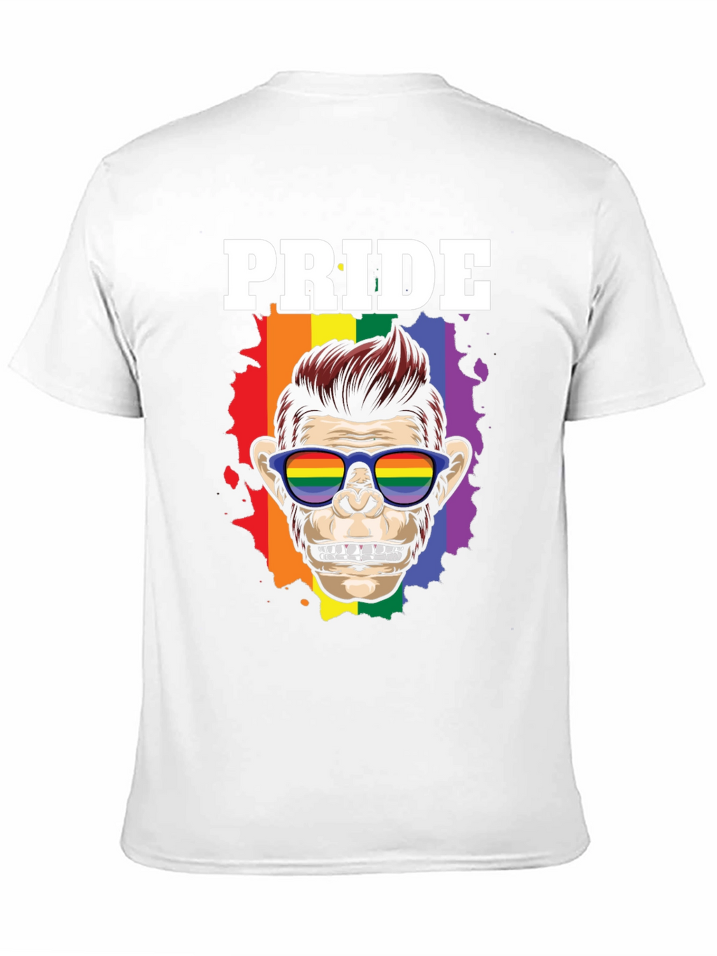 Pride Monkey Graphic T-Shirt - Celebrate LGBTQ+ Pride!
