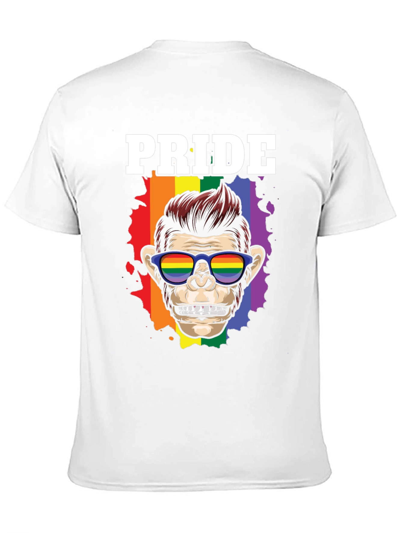 Pride Monkey Graphic T-Shirt - Celebrate LGBTQ+ Pride!