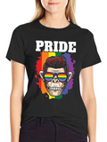 Pride Monkey Graphic T-Shirt - Celebrate LGBTQ+ Pride!