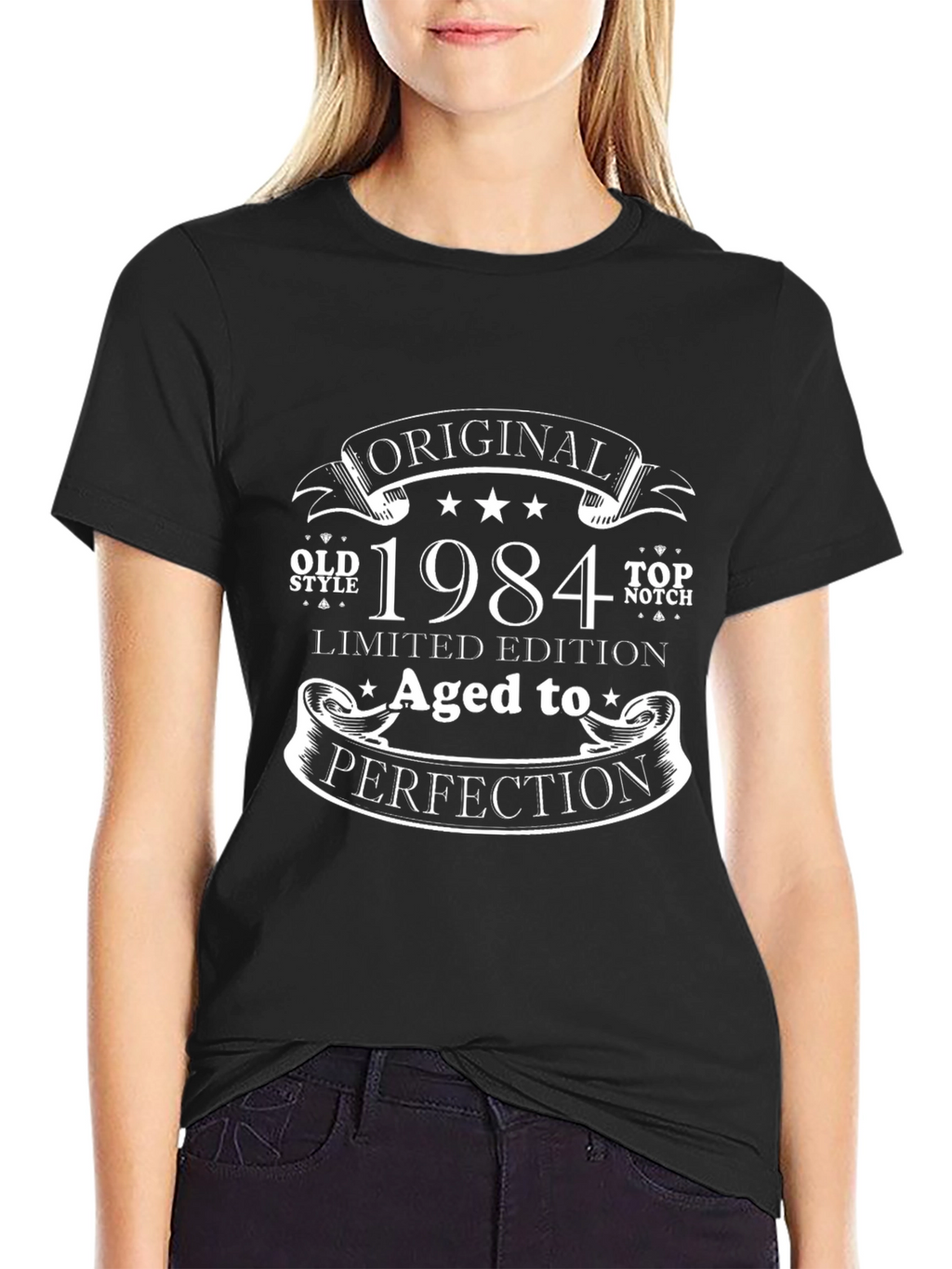 Original 1984 Aged to Perfection Black T-Shirt