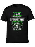 Optometrist Top Dog Graphic Tee