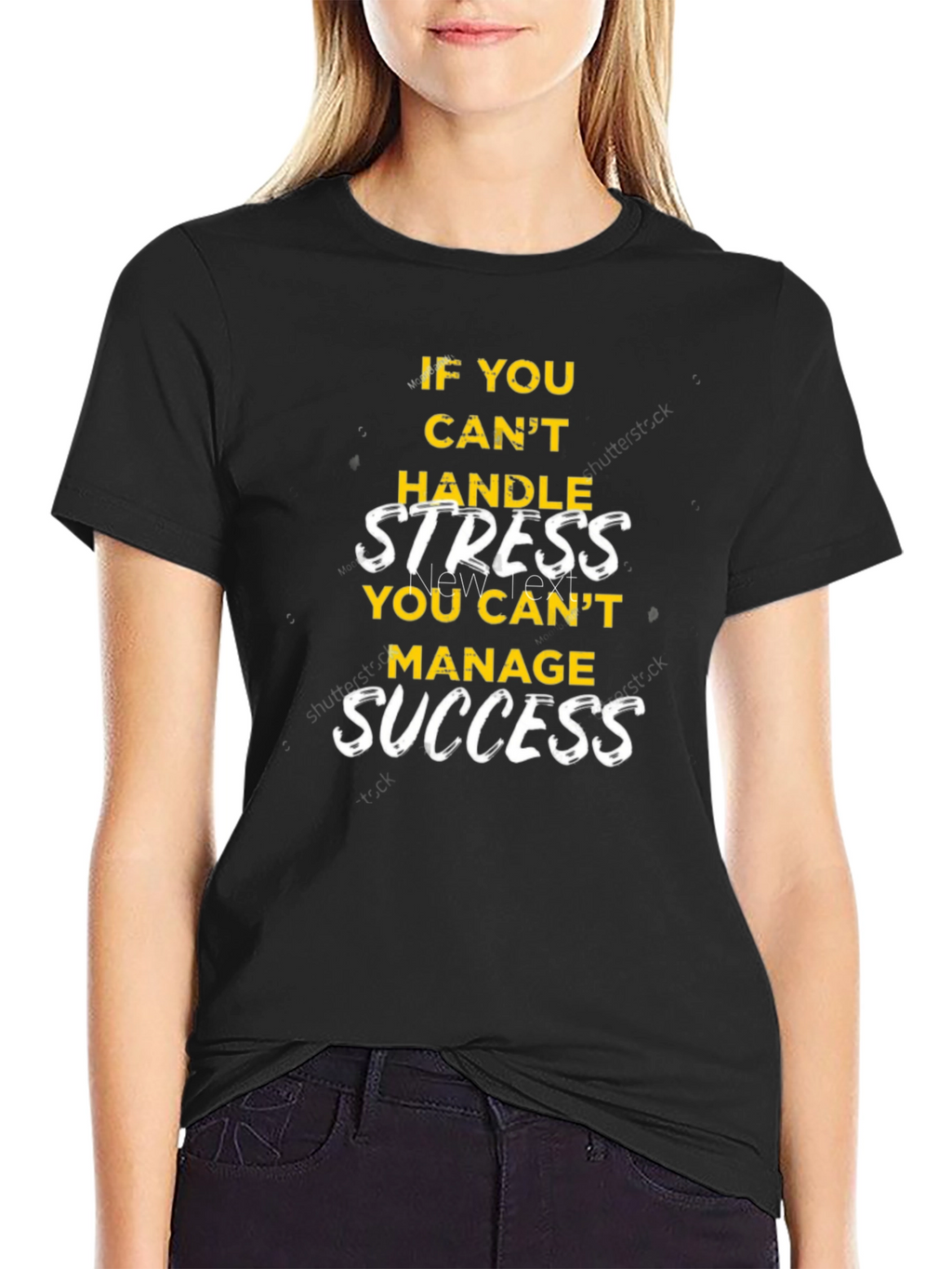 Motivational Graphic T-Shirt - Handle Stress Manage Success