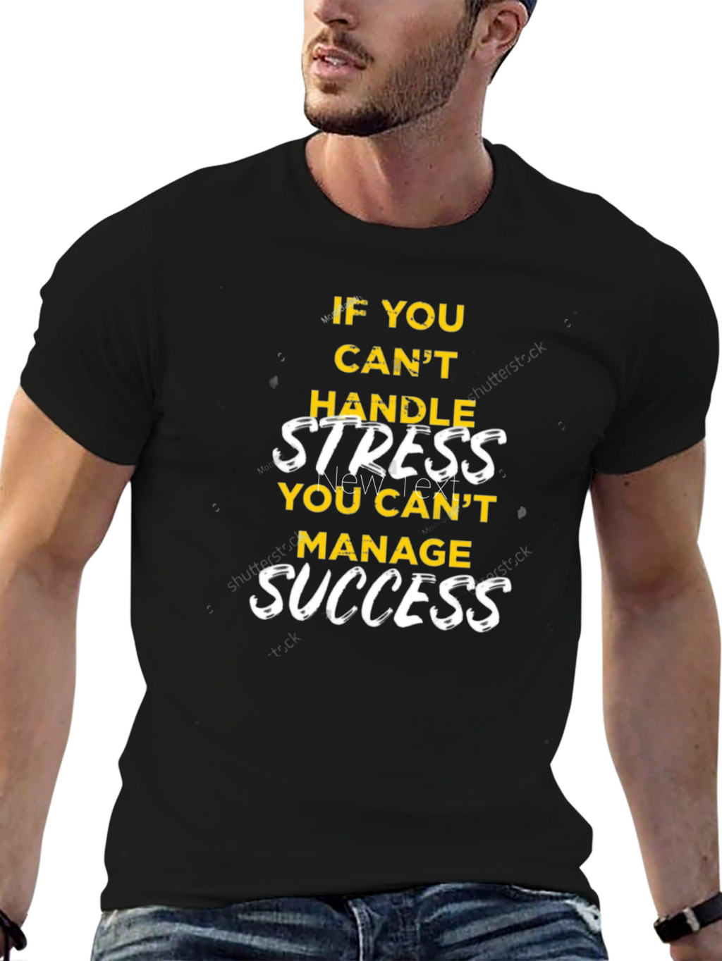Motivational Graphic T-Shirt - Handle Stress Manage Success