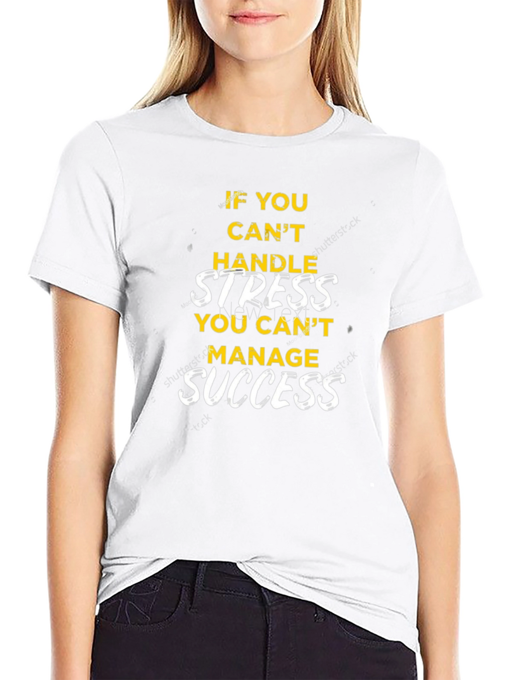 Motivational Graphic T-Shirt - Handle Stress Manage Success