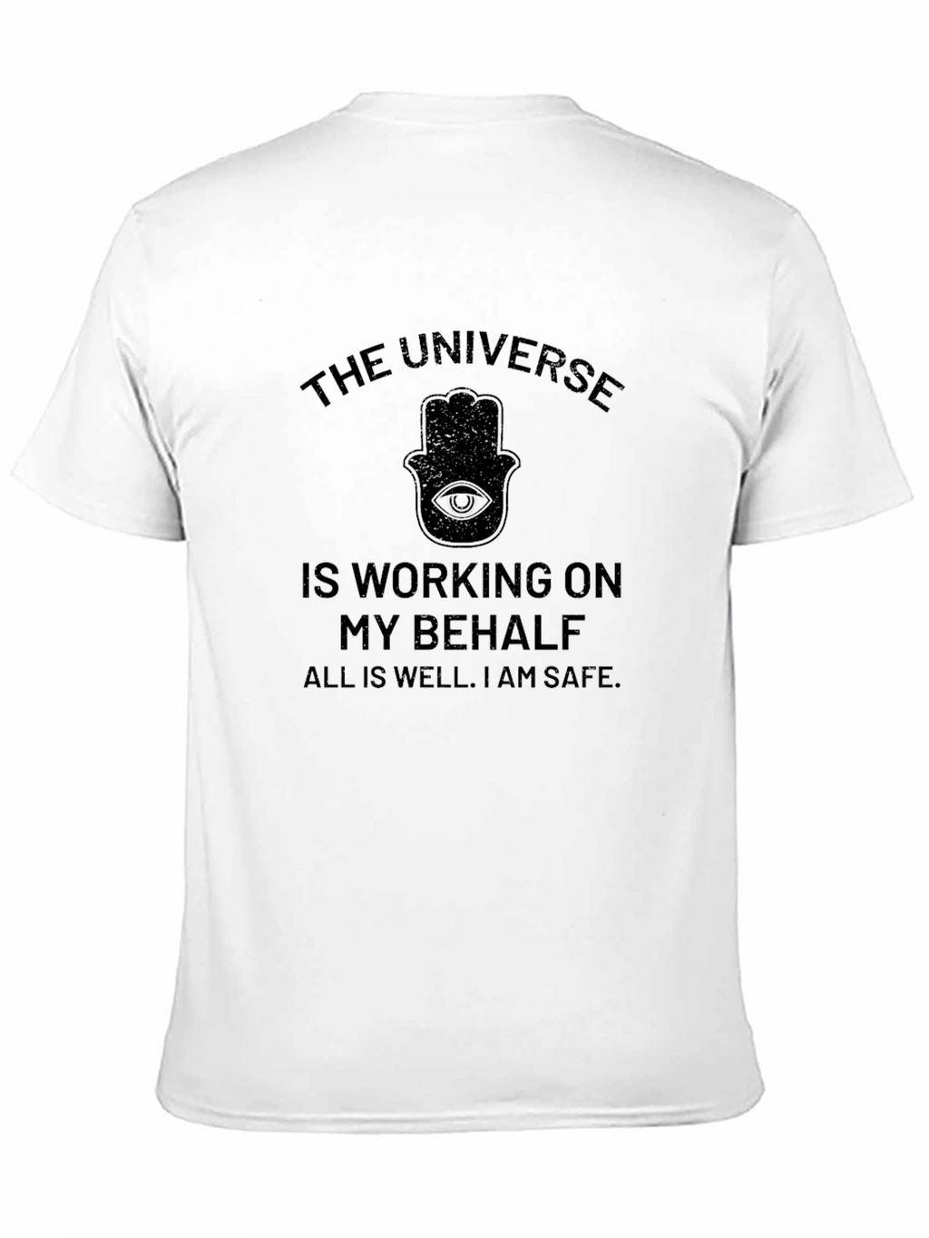 The Universe Hamsa Hand T-Shirt - Positive Affirmation Tee