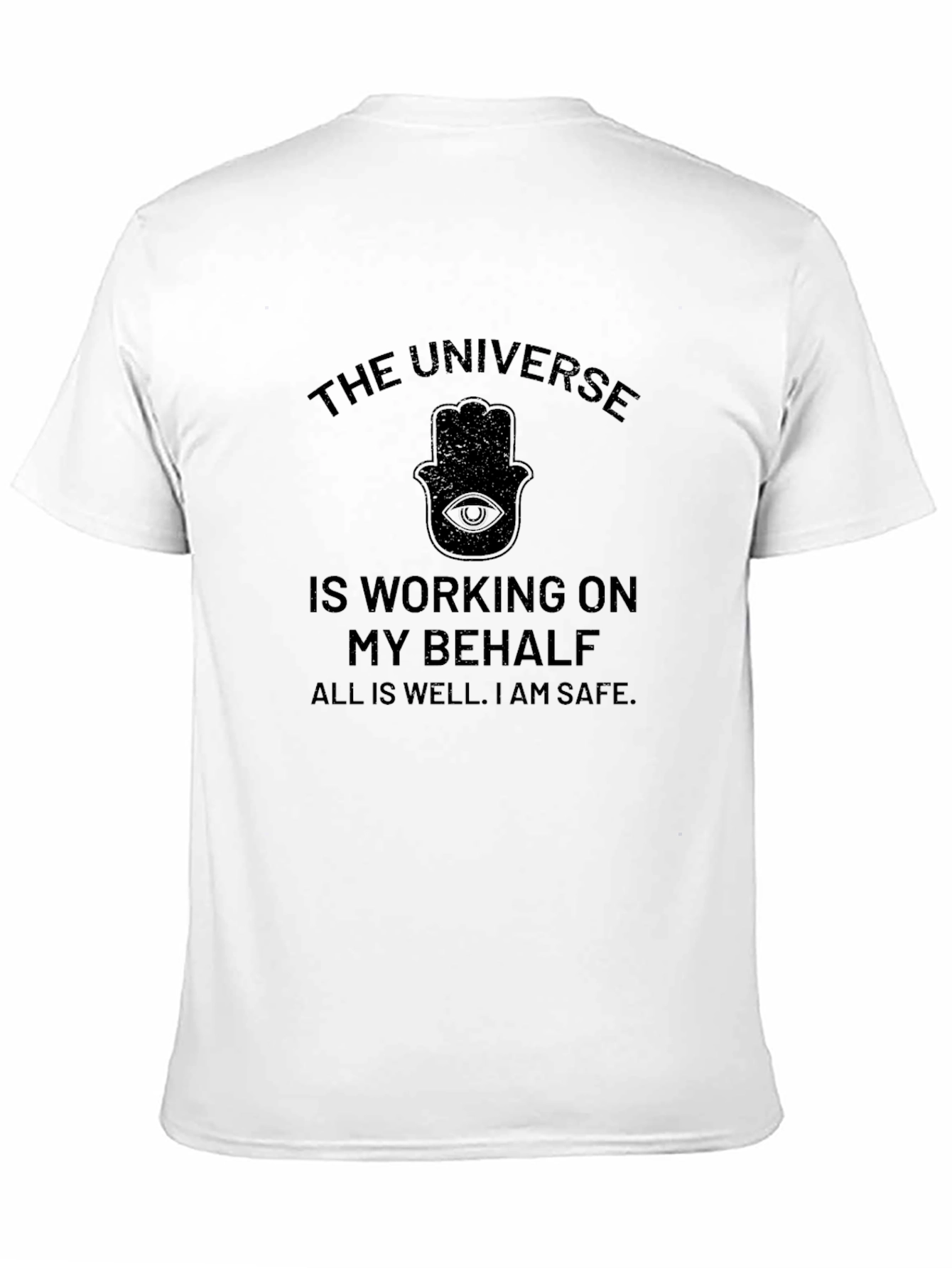 The Universe Hamsa Hand T-Shirt - Positive Affirmation Tee