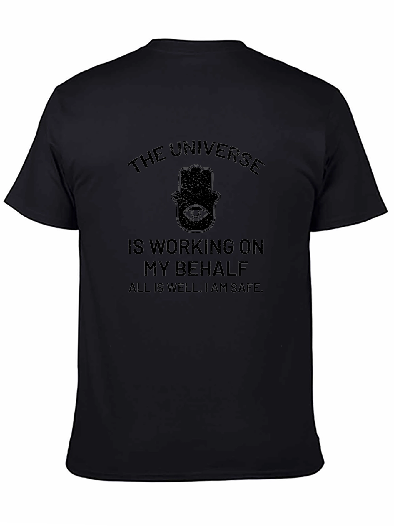 The Universe Hamsa Hand T-Shirt - Positive Affirmation Tee