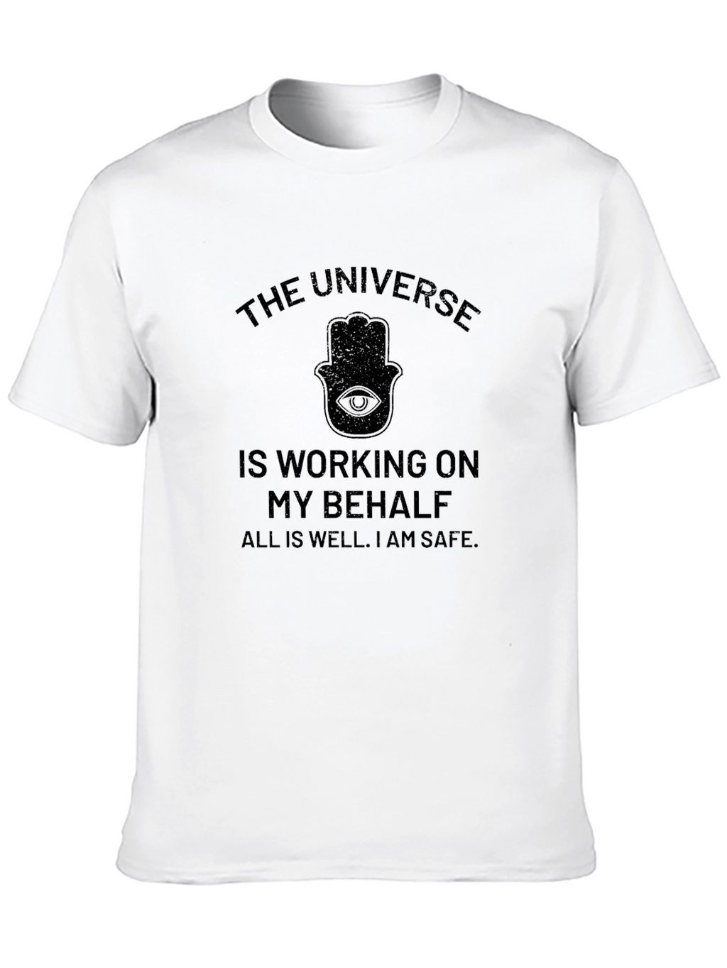 The Universe Hamsa Hand T-Shirt - Positive Affirmation Tee