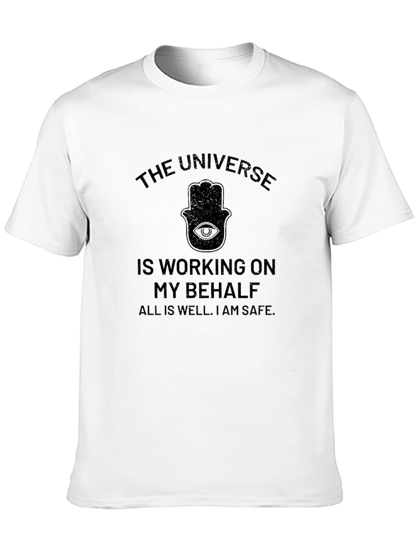 The Universe Hamsa Hand T-Shirt - Positive Affirmation Tee