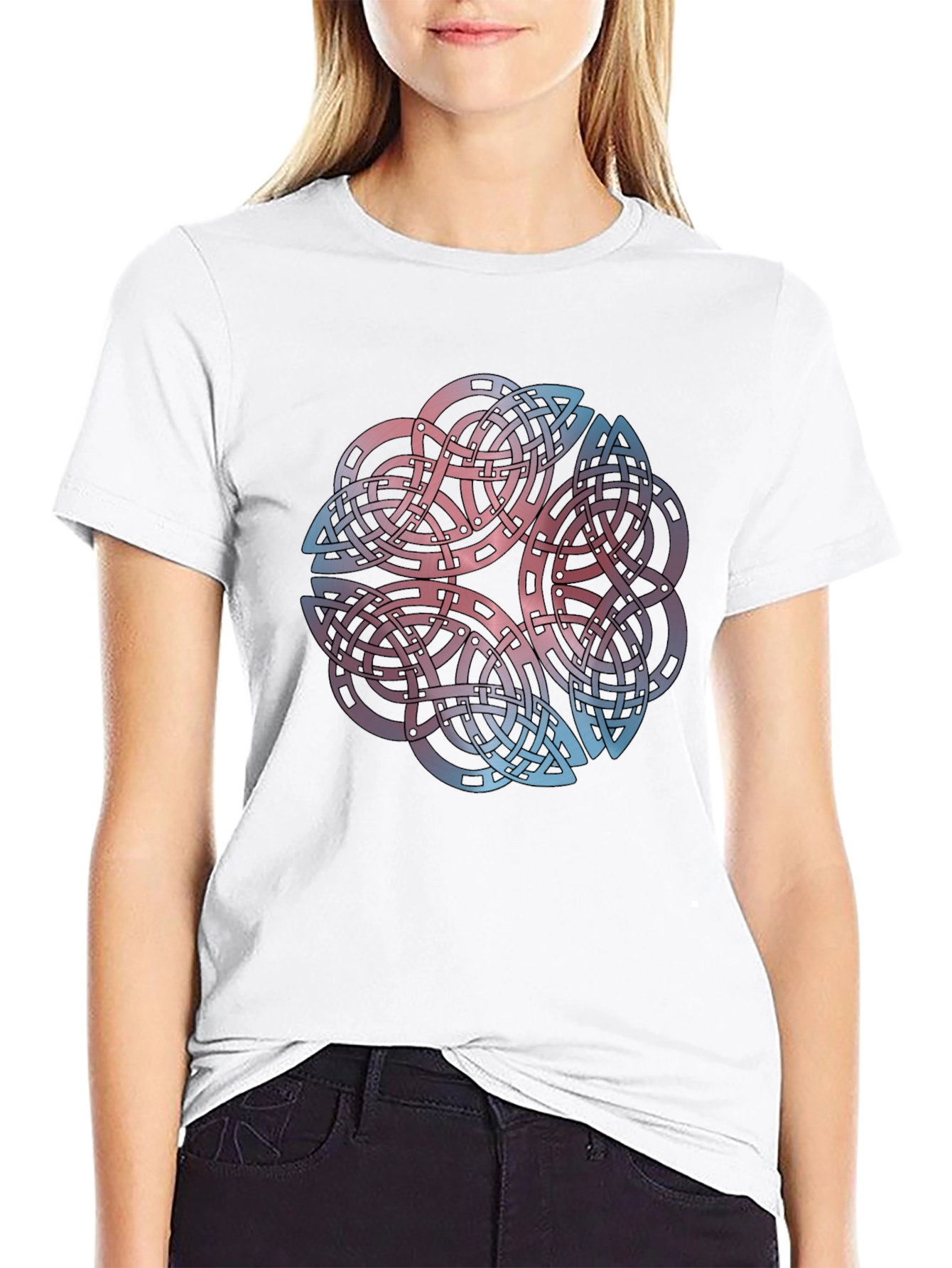 Celtic Knot Graphic Tee - Black T-Shirt