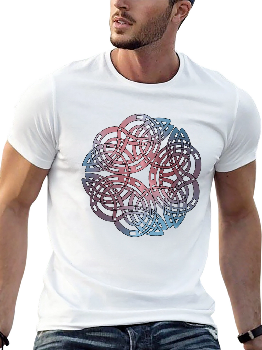 Celtic Knot Graphic Tee - Black T-Shirt