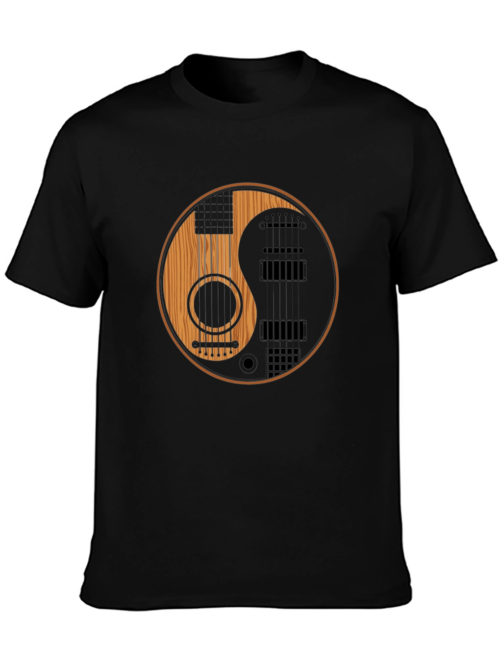Yin Yang Guitar T-Shirt