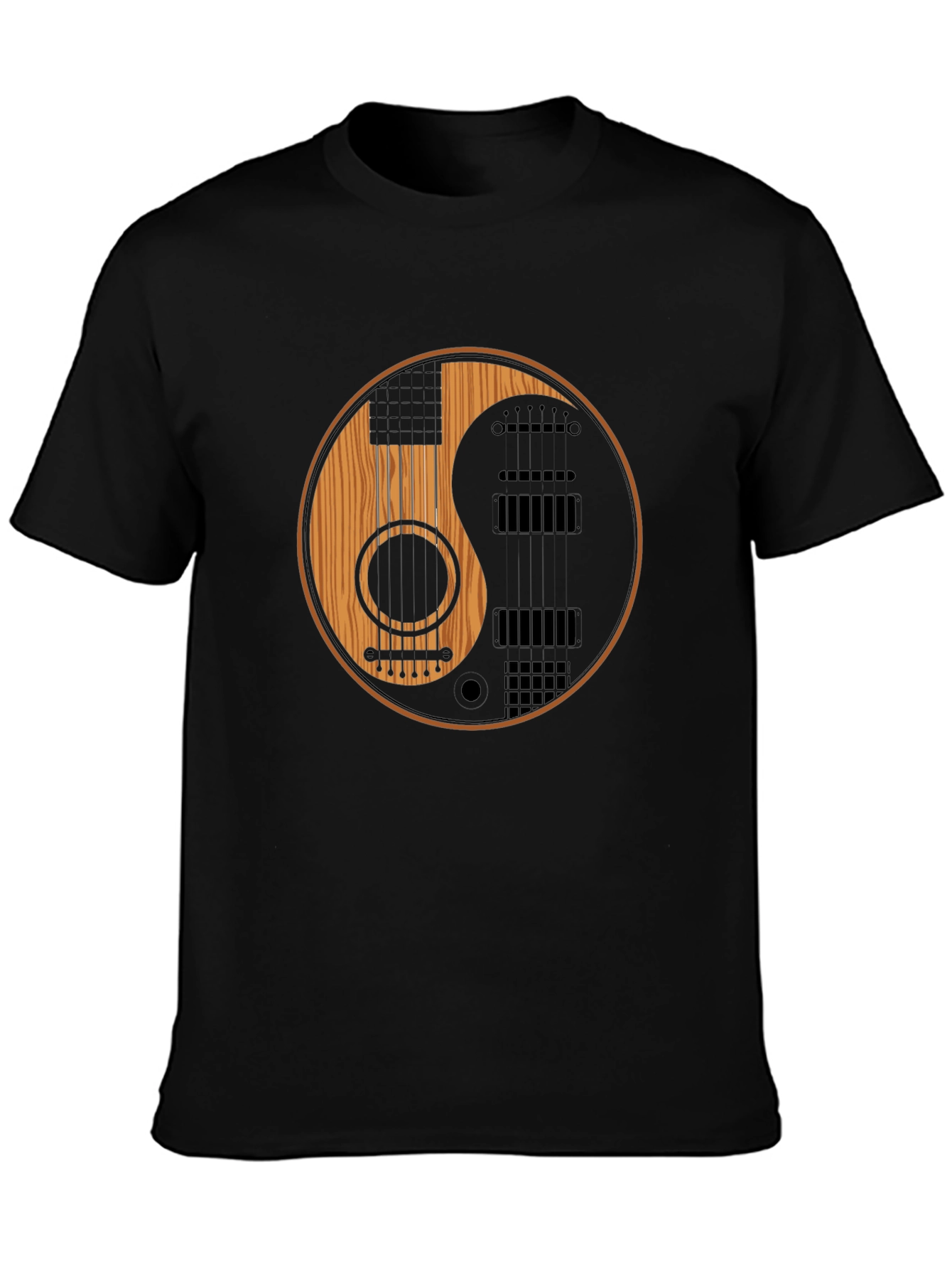Yin Yang Guitar T-Shirt