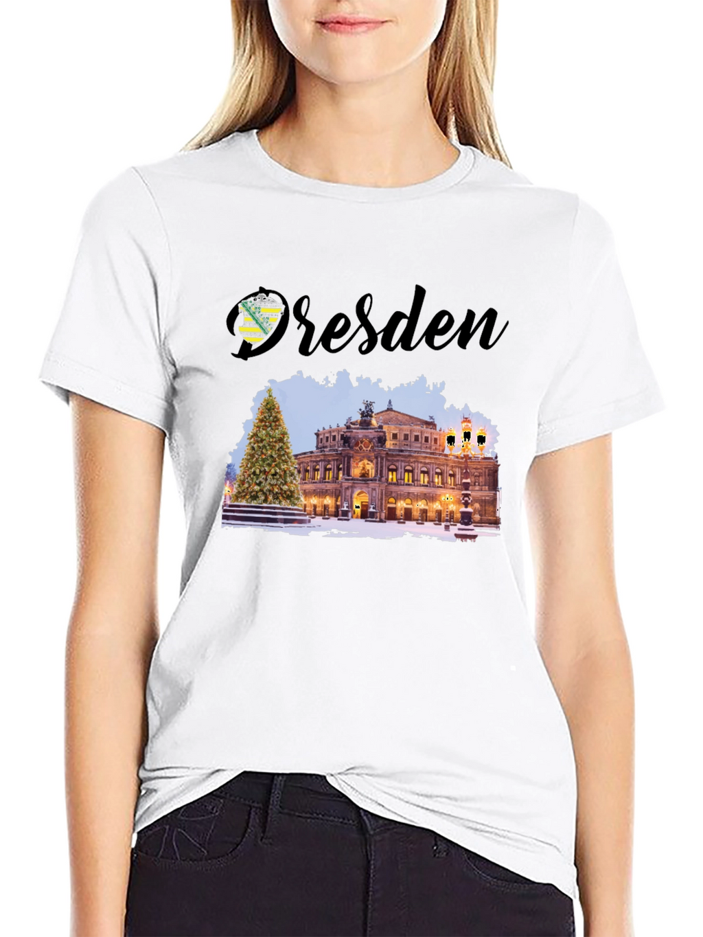 Dresden Germany T-Shirt: Festive Opera House Design