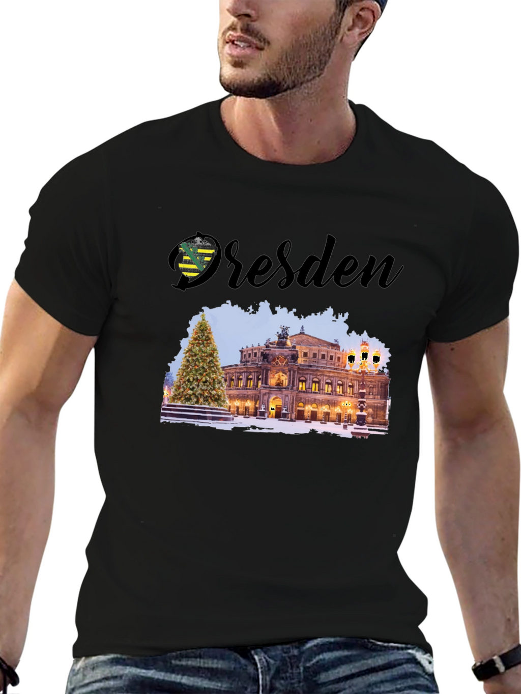Dresden Germany T-Shirt: Festive Opera House Design