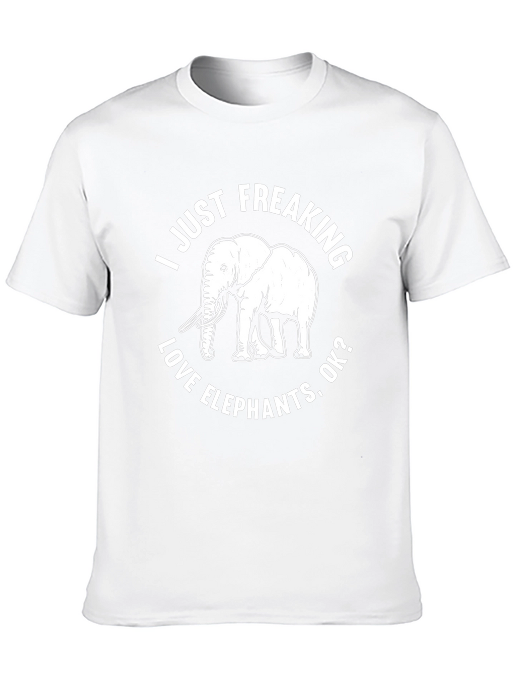 Elephant Lover Graphic T-Shirt - Mens Black Tee