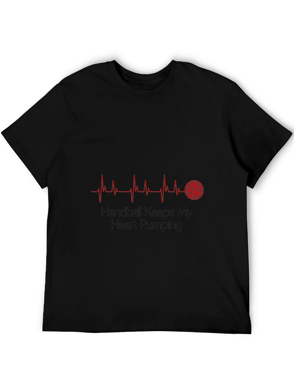 Handball Heartbeat T-Shirt - Passionate Sports Fan Apparel