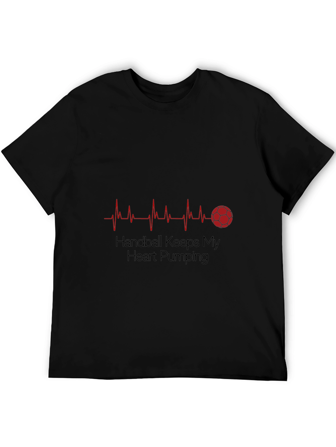 Handball Heartbeat T-Shirt - Passionate Sports Fan Apparel