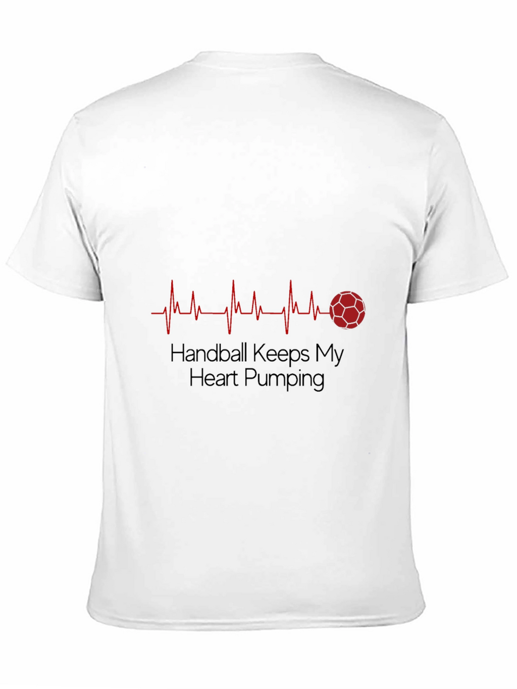 Handball Heartbeat T-Shirt - Passionate Sports Fan Apparel