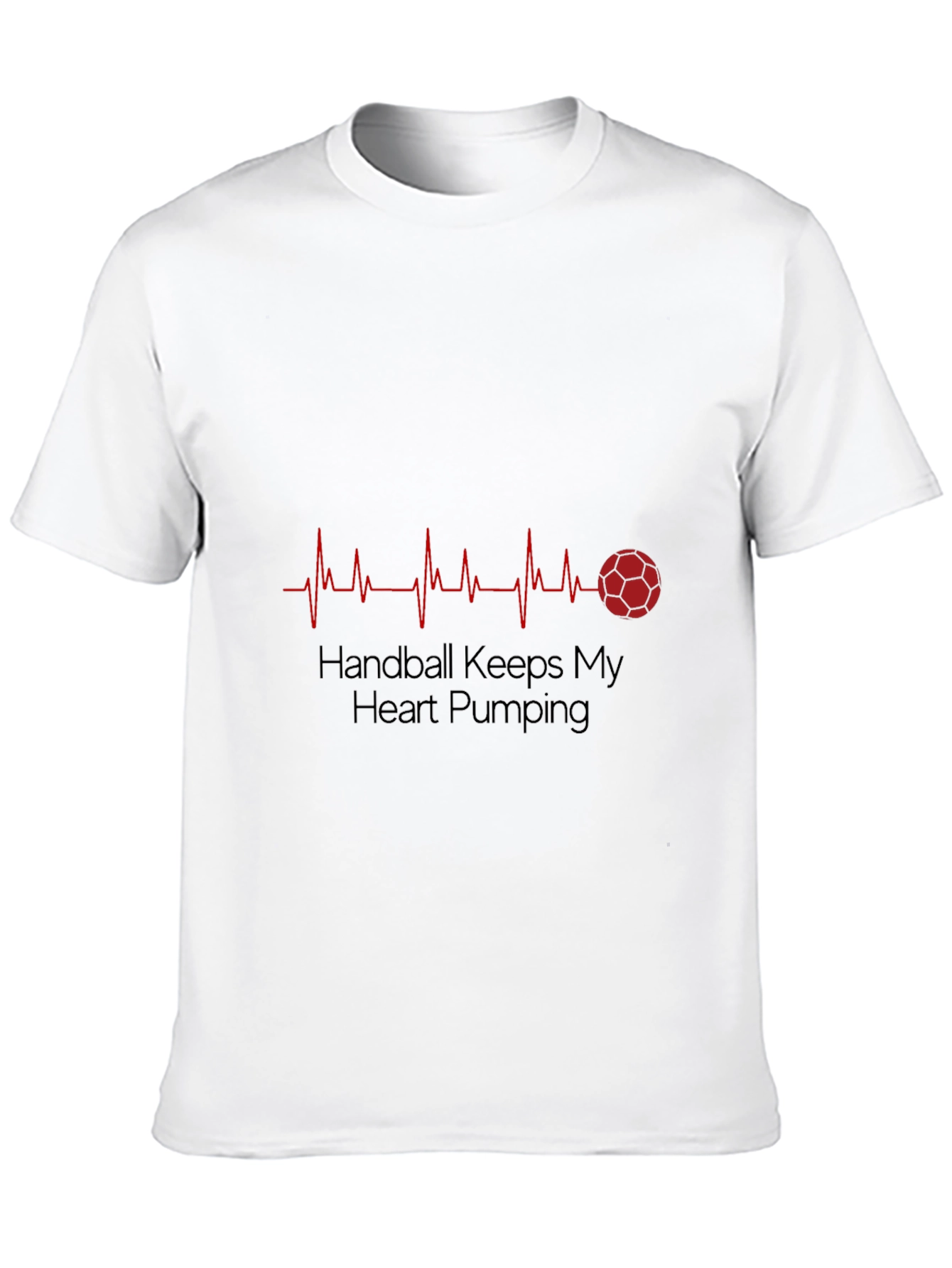 Handball Heartbeat T-Shirt - Passionate Sports Fan Apparel