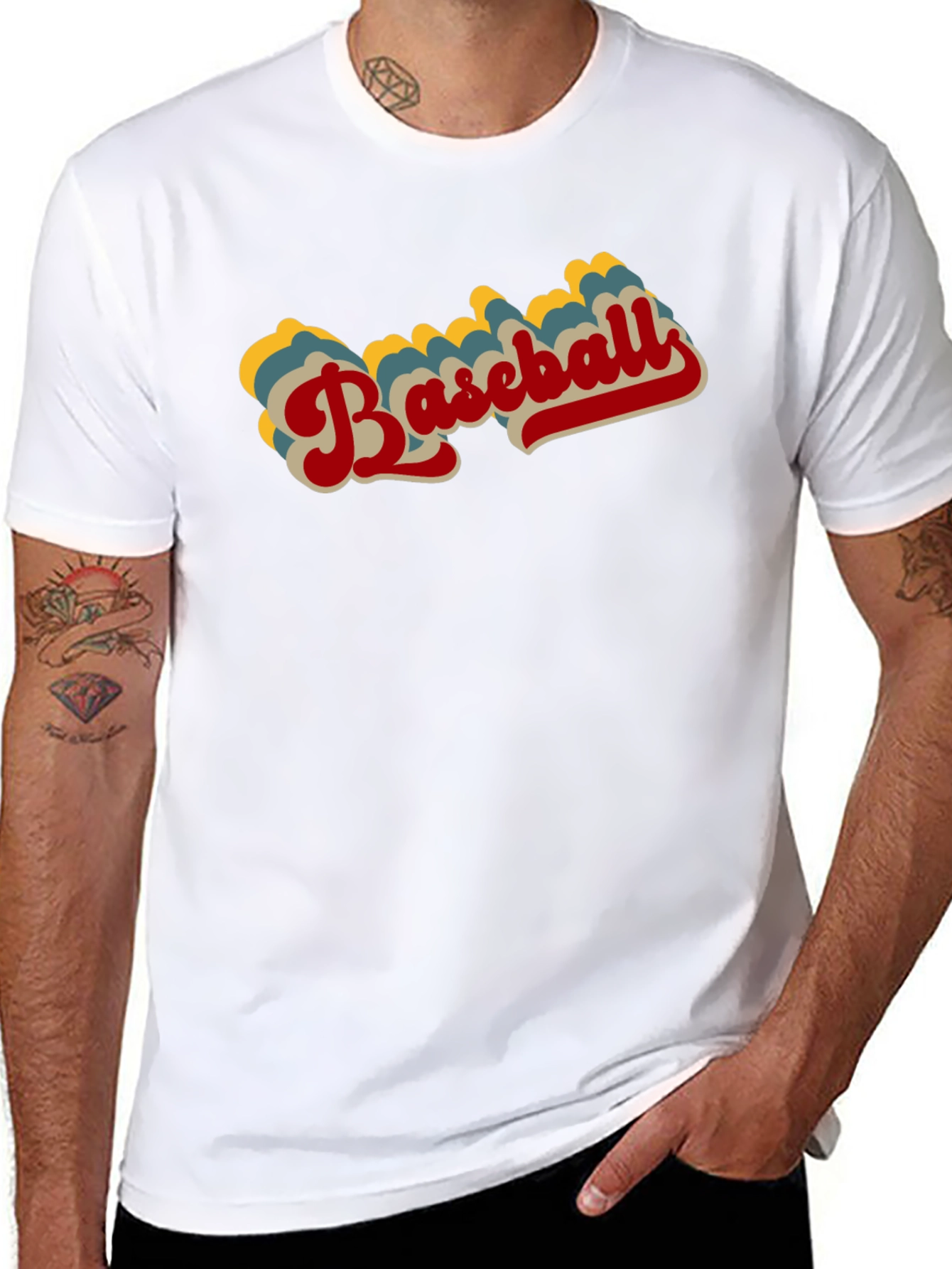 Retro Baseball T-Shirt - Vintage Style Tee