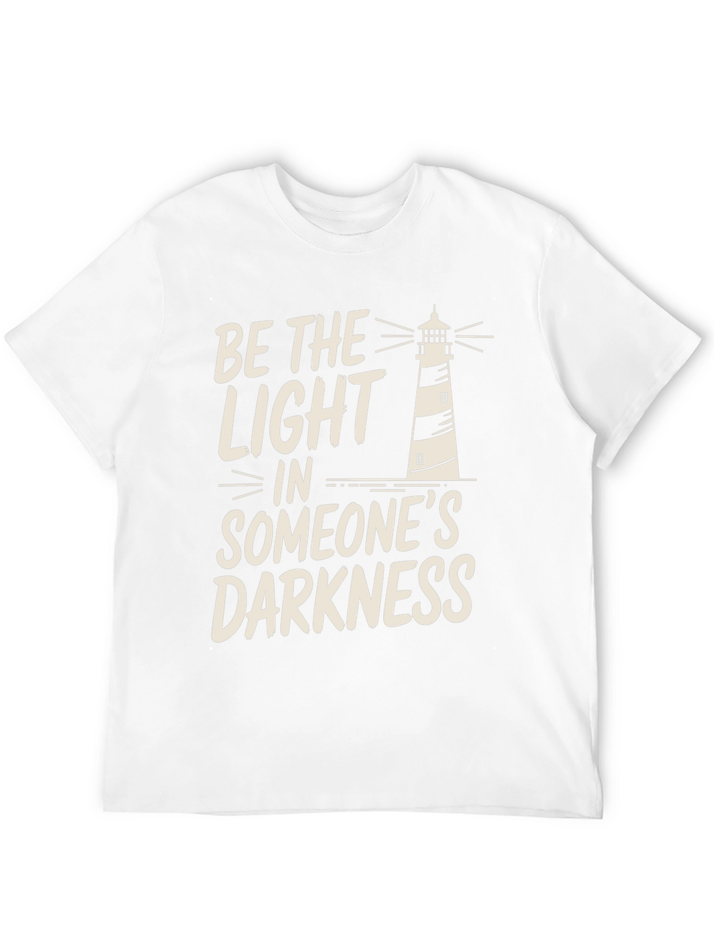 Be The Light T-Shirt - Lighthouse Design