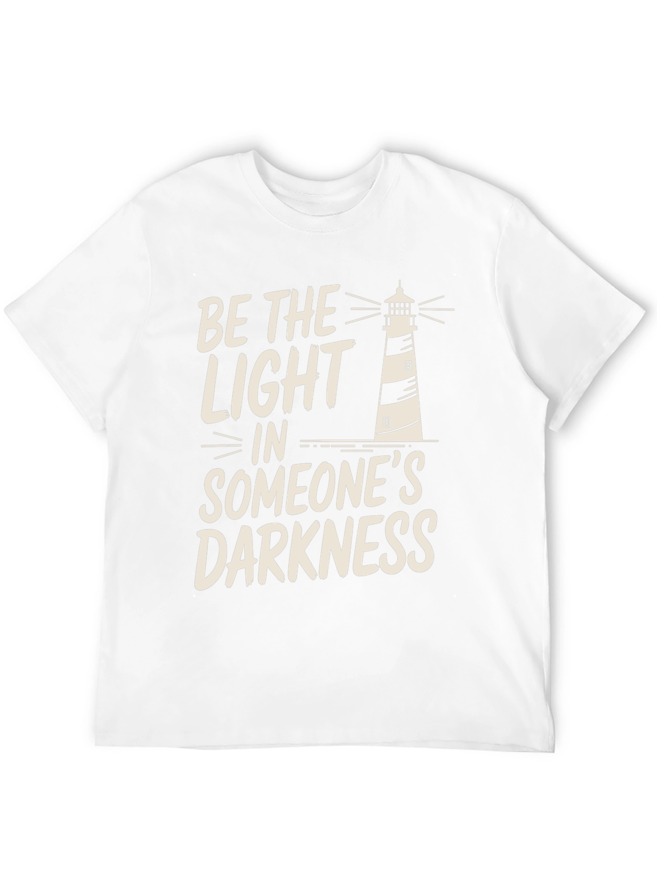 Be The Light T-Shirt - Lighthouse Design