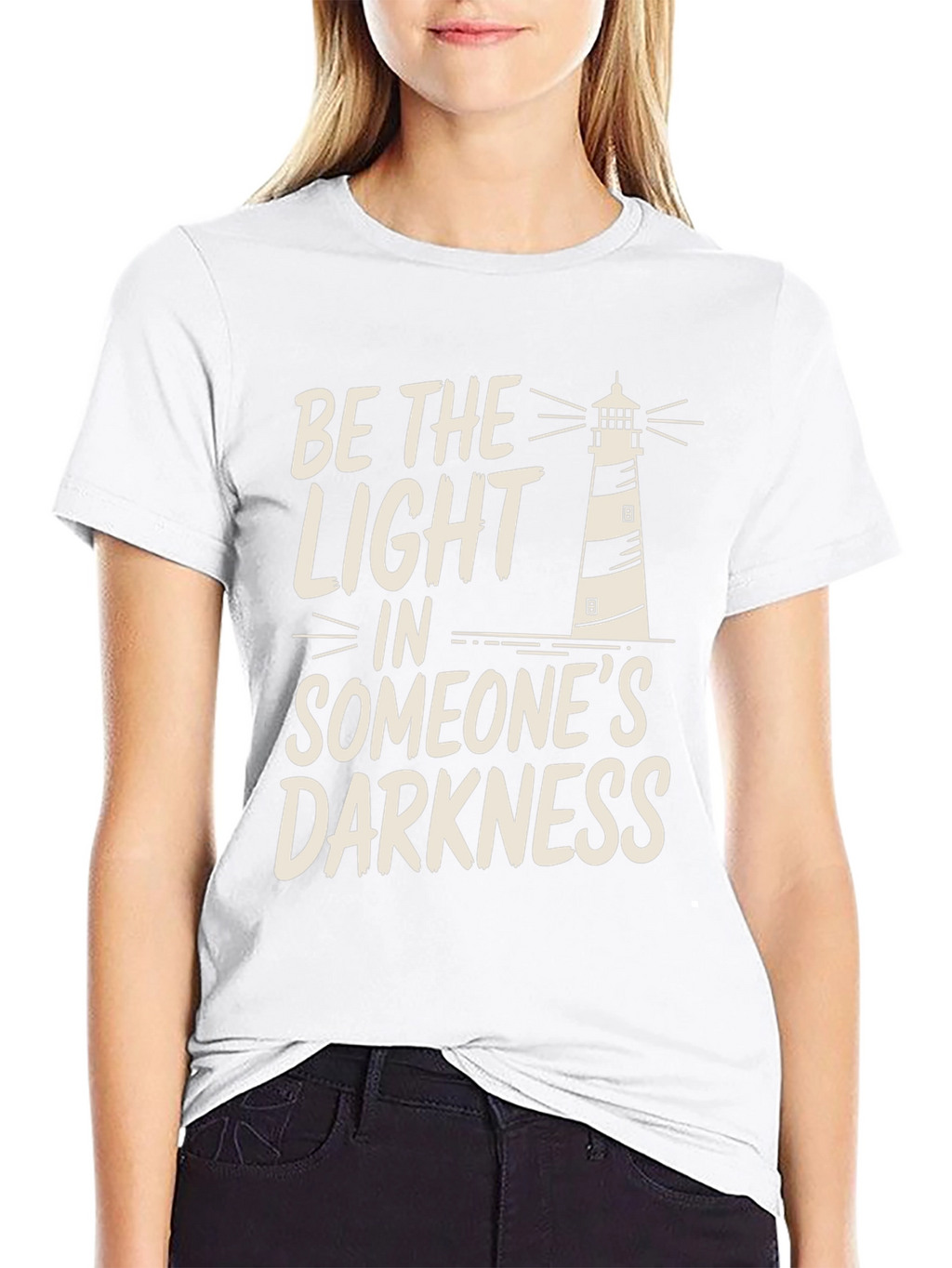 Be The Light T-Shirt - Lighthouse Design