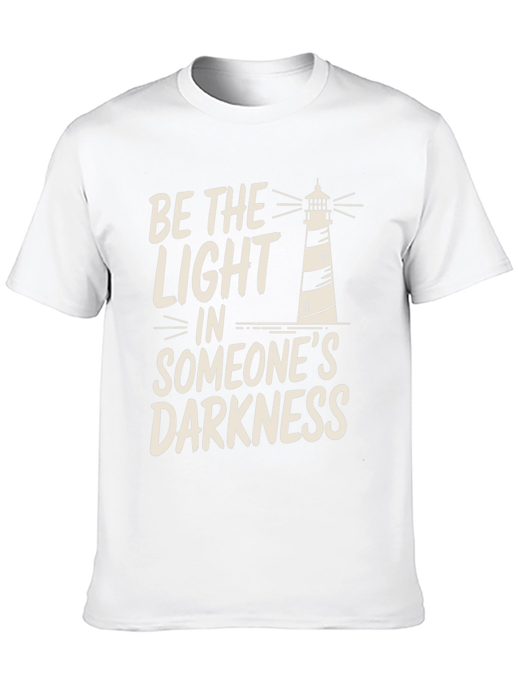 Be The Light T-Shirt - Lighthouse Design
