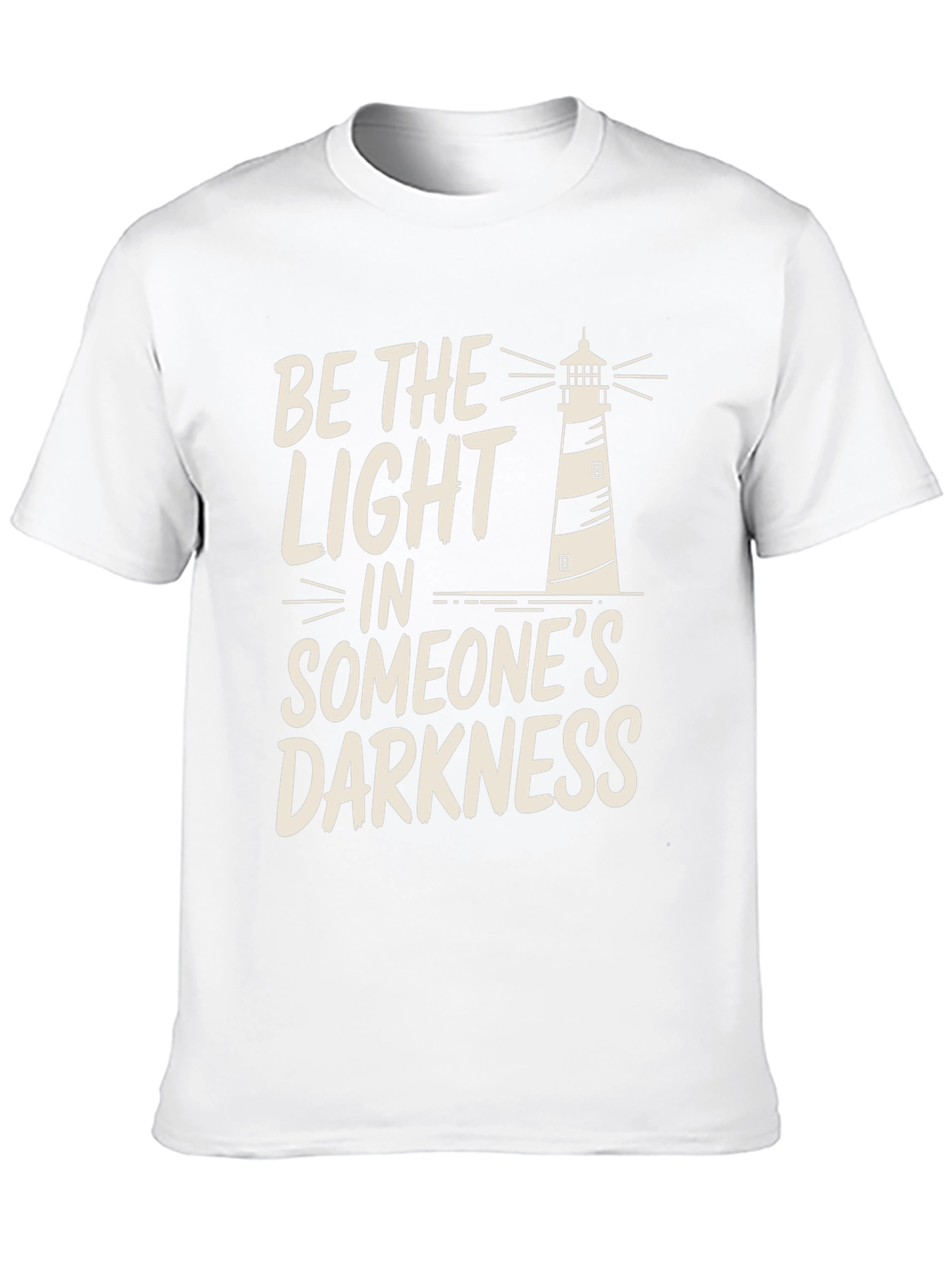 Be The Light T-Shirt - Lighthouse Design