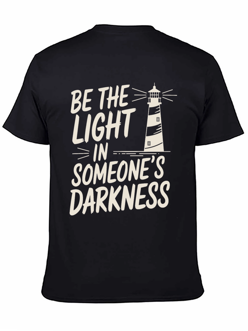 Be The Light T-Shirt - Lighthouse Design