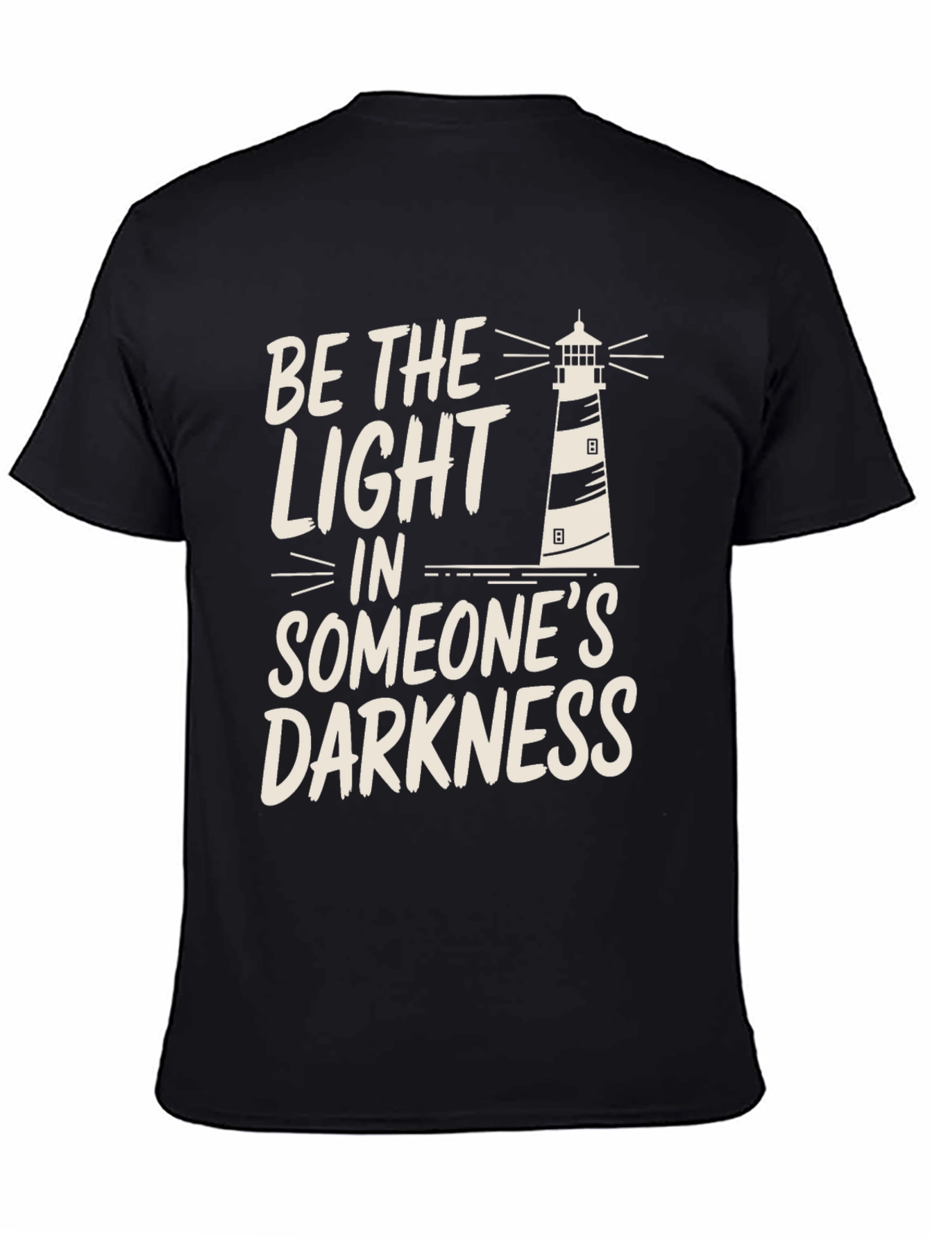 Be The Light T-Shirt - Lighthouse Design