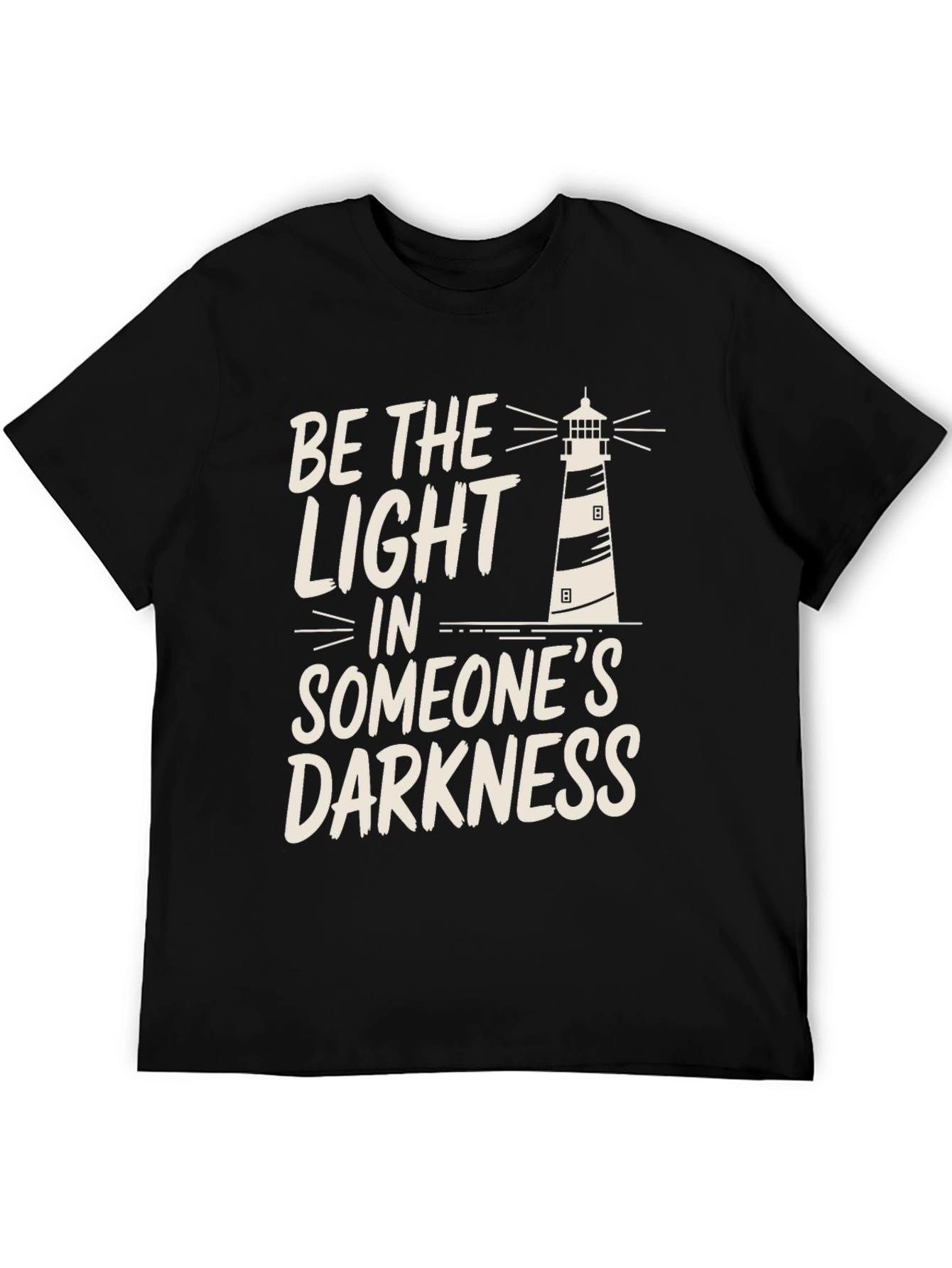 Be The Light T-Shirt - Lighthouse Design