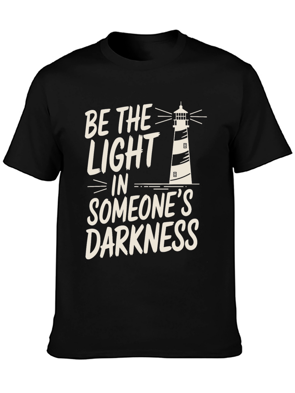 Be The Light T-Shirt - Lighthouse Design
