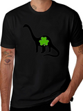Dino Clover Tee - St. Patricks Day Fun