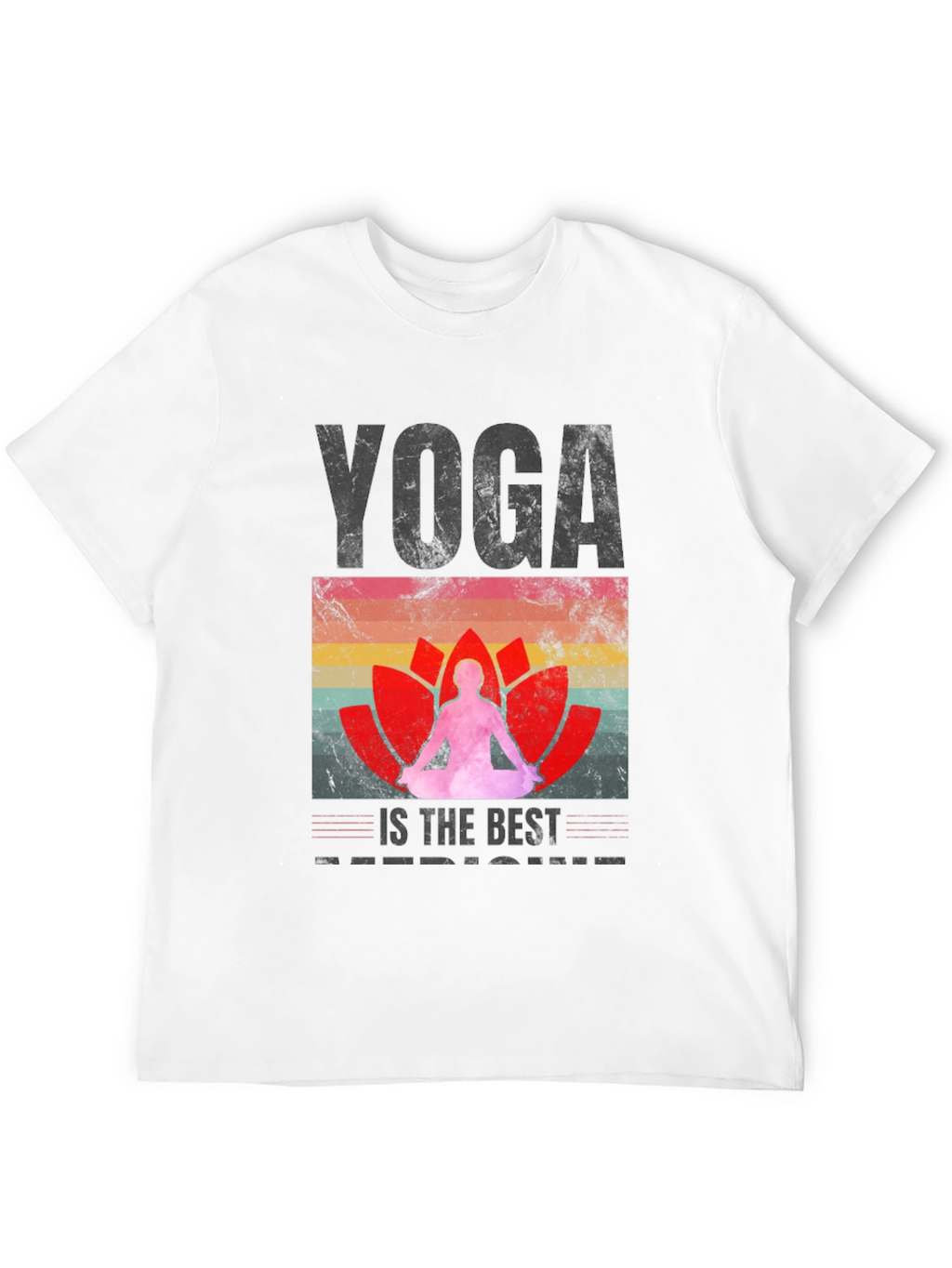 Yoga is the Best Medicine Black T-Shirt
