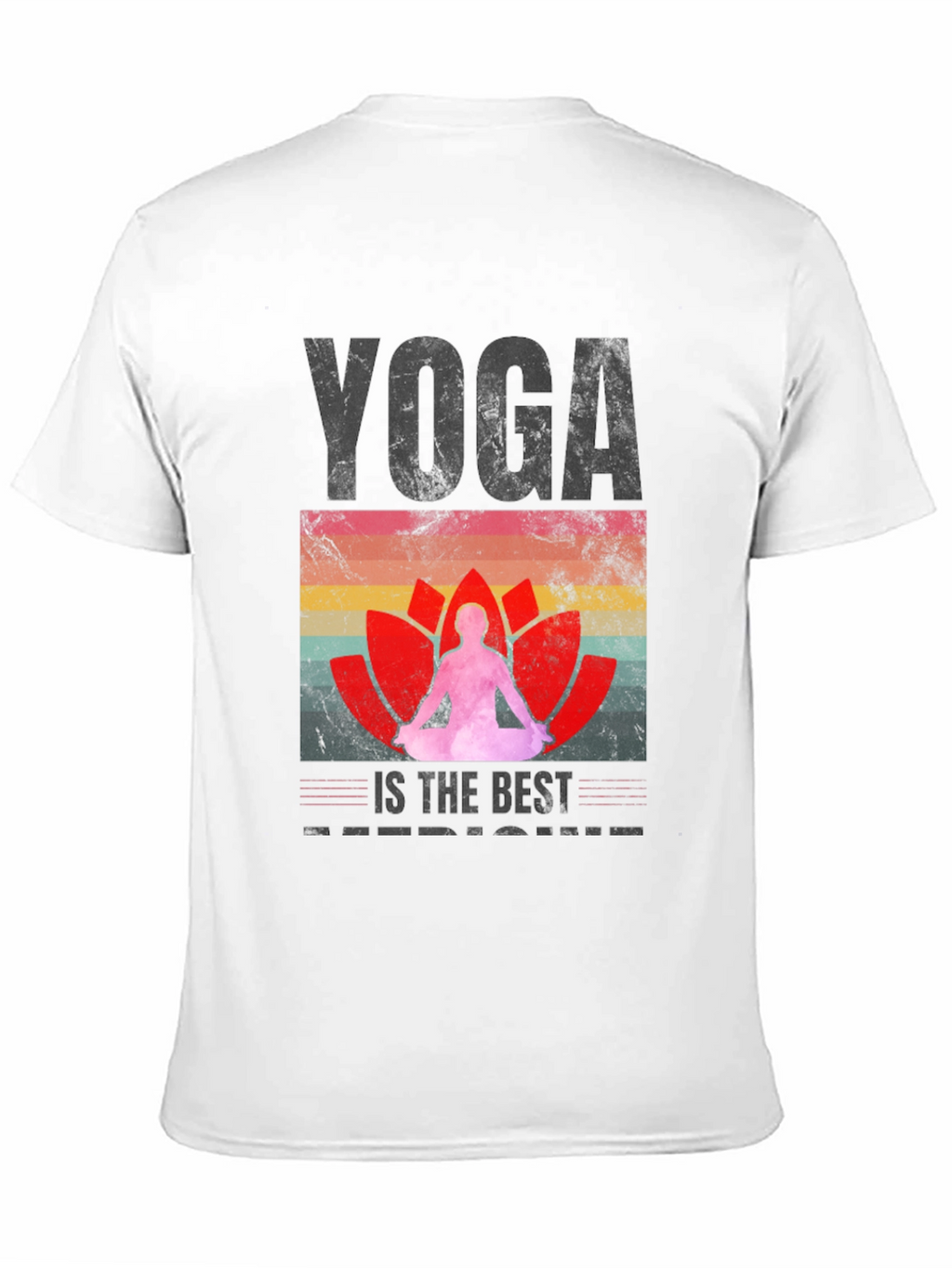 Yoga is the Best Medicine Black T-Shirt