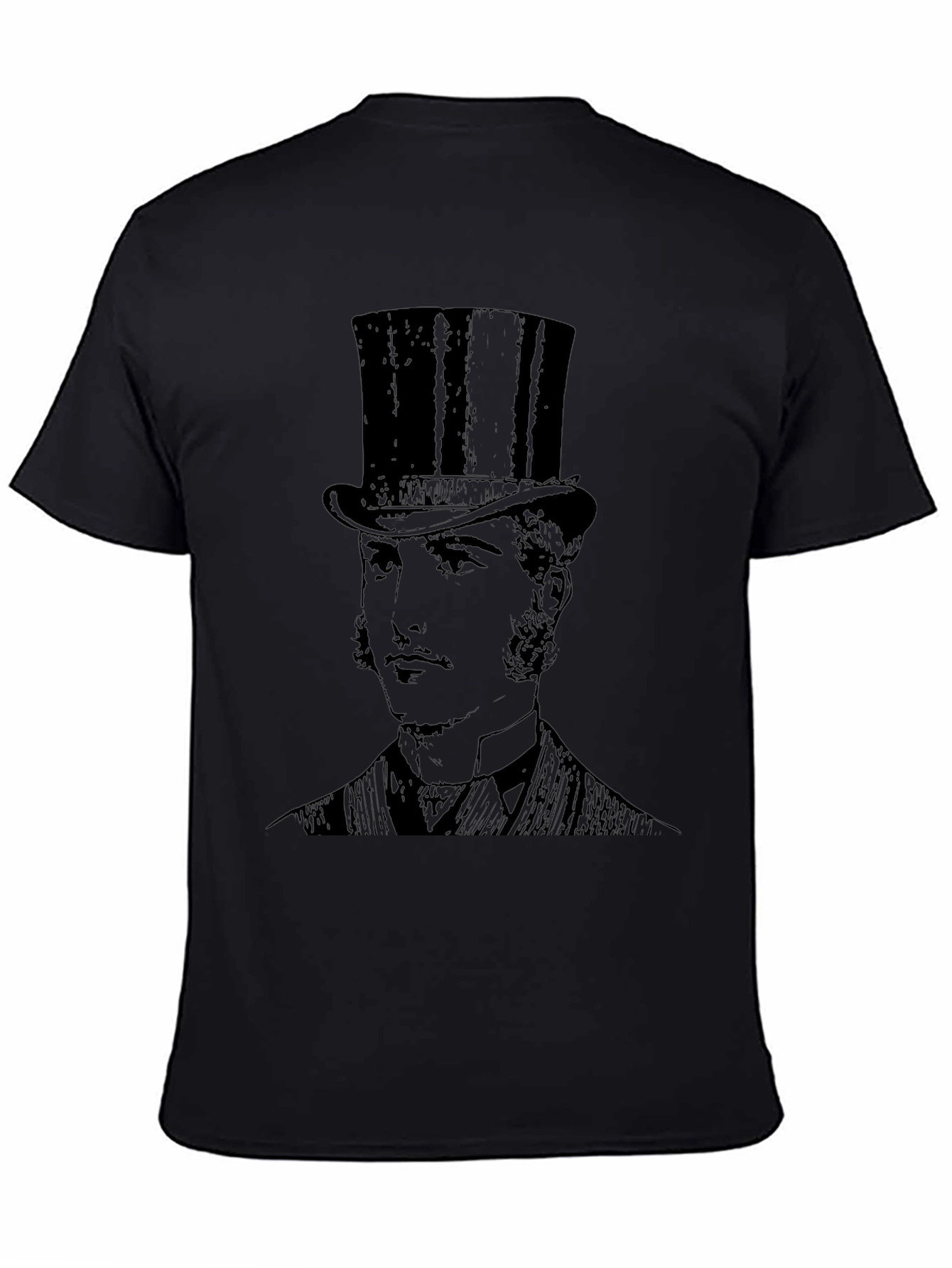 Top Hat Gentleman Graphic T-Shirt