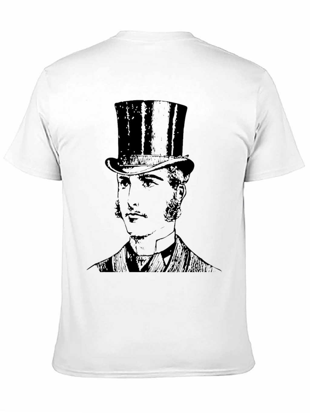 Top Hat Gentleman Graphic T-Shirt