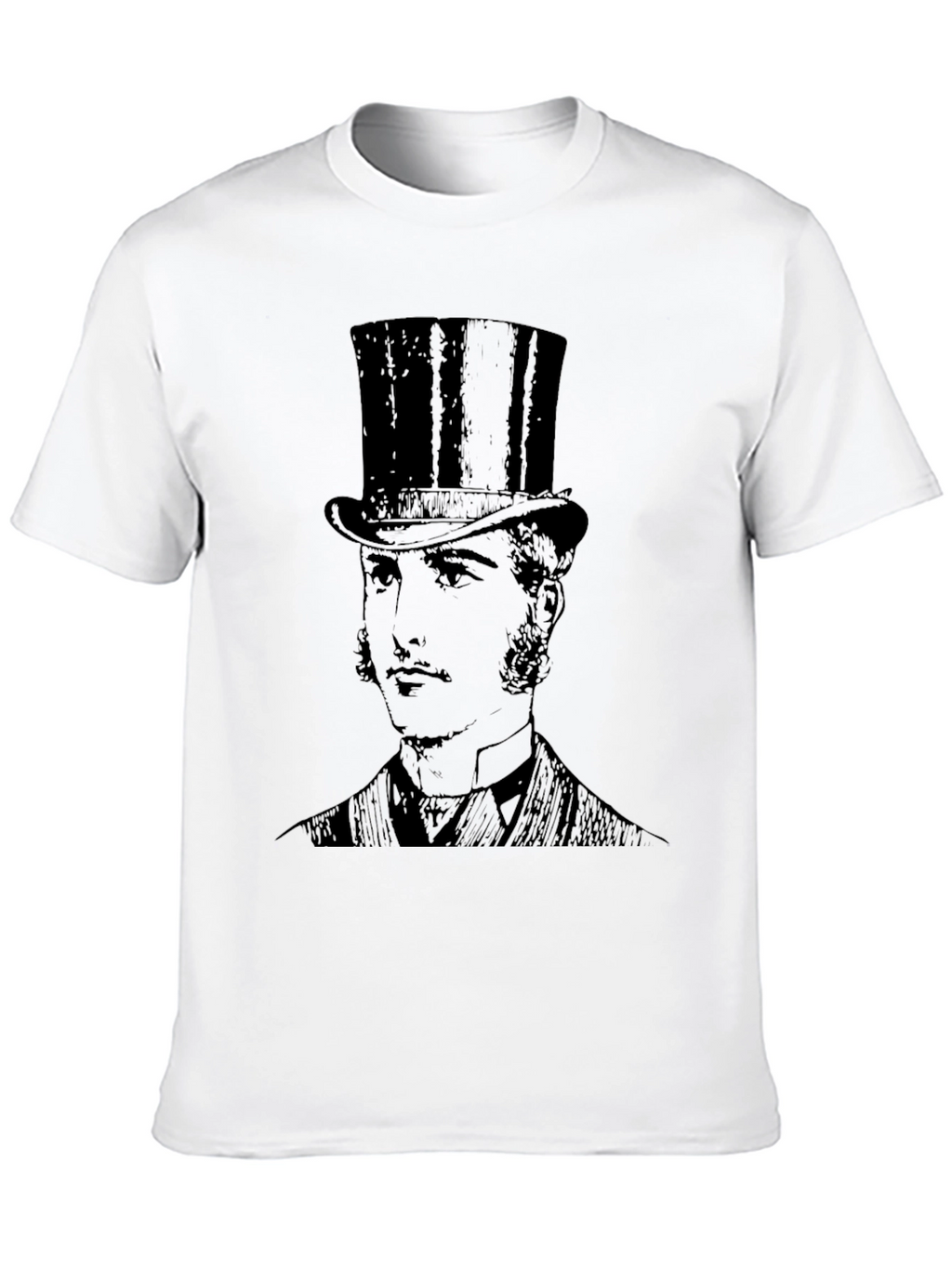 Top Hat Gentleman Graphic T-Shirt