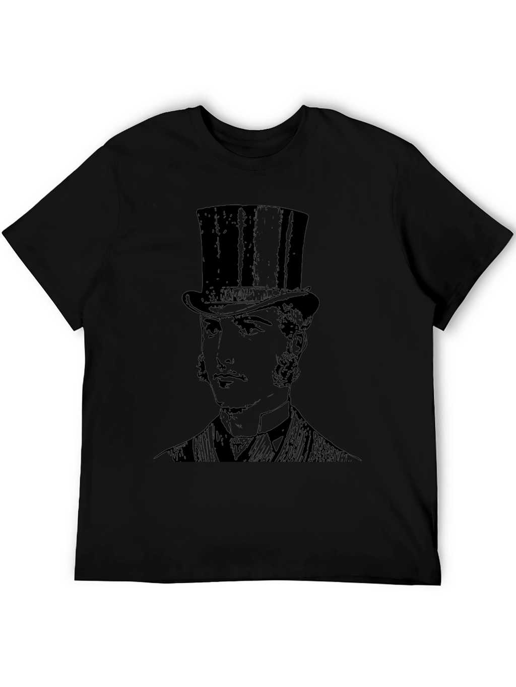 Top Hat Gentleman Graphic T-Shirt