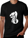 Mens Cobra Graphic Tee - Black