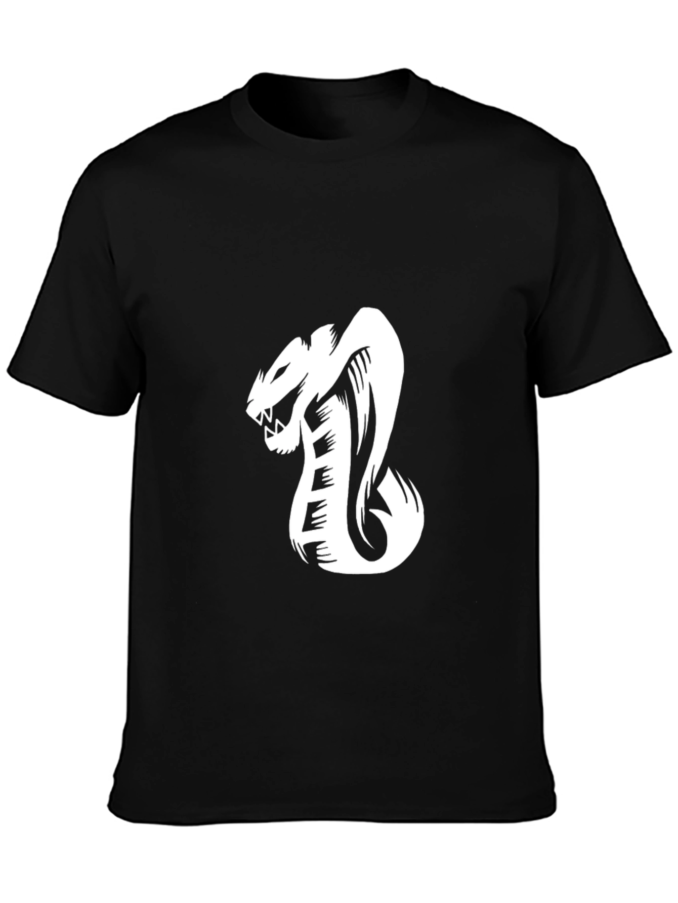 Mens Cobra Graphic Tee - Black