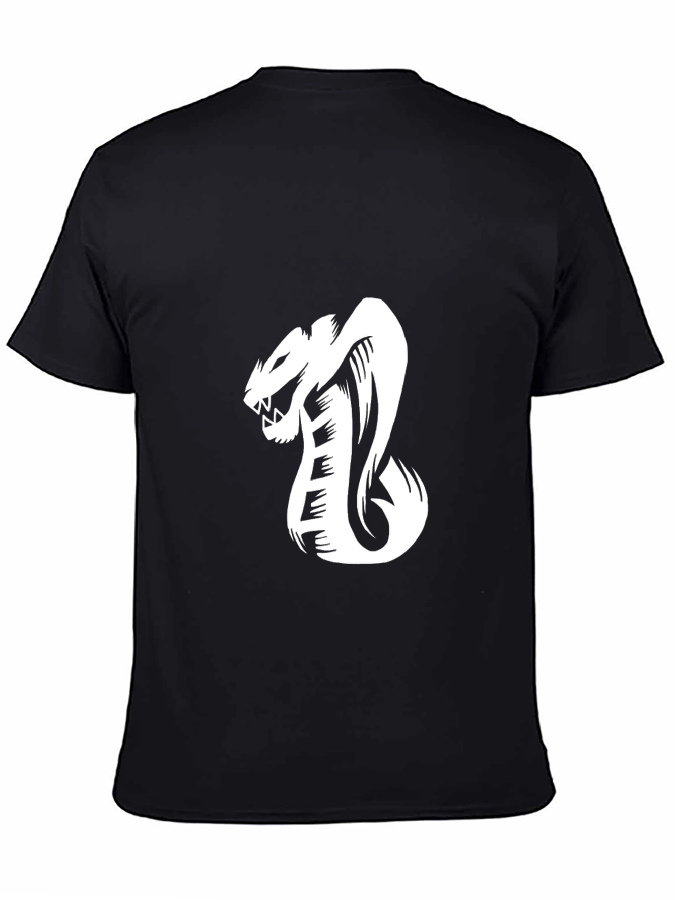 Mens Cobra Graphic Tee - Black