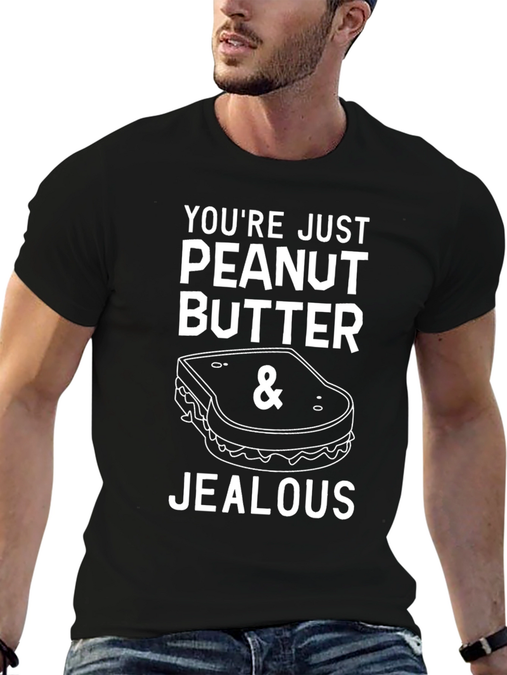 Peanut Butter & Jealous Graphic T-Shirt