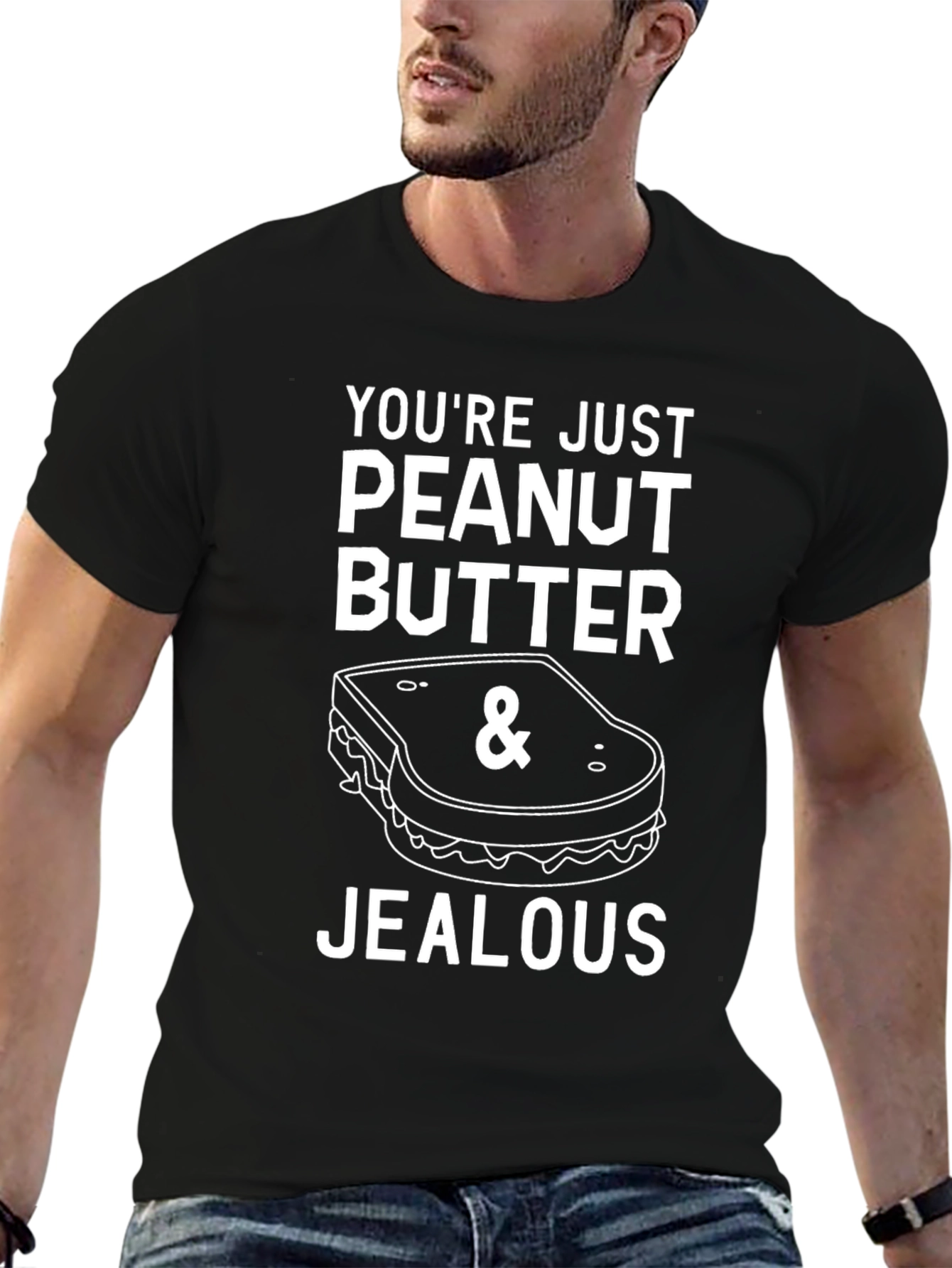Peanut Butter & Jealous Graphic T-Shirt