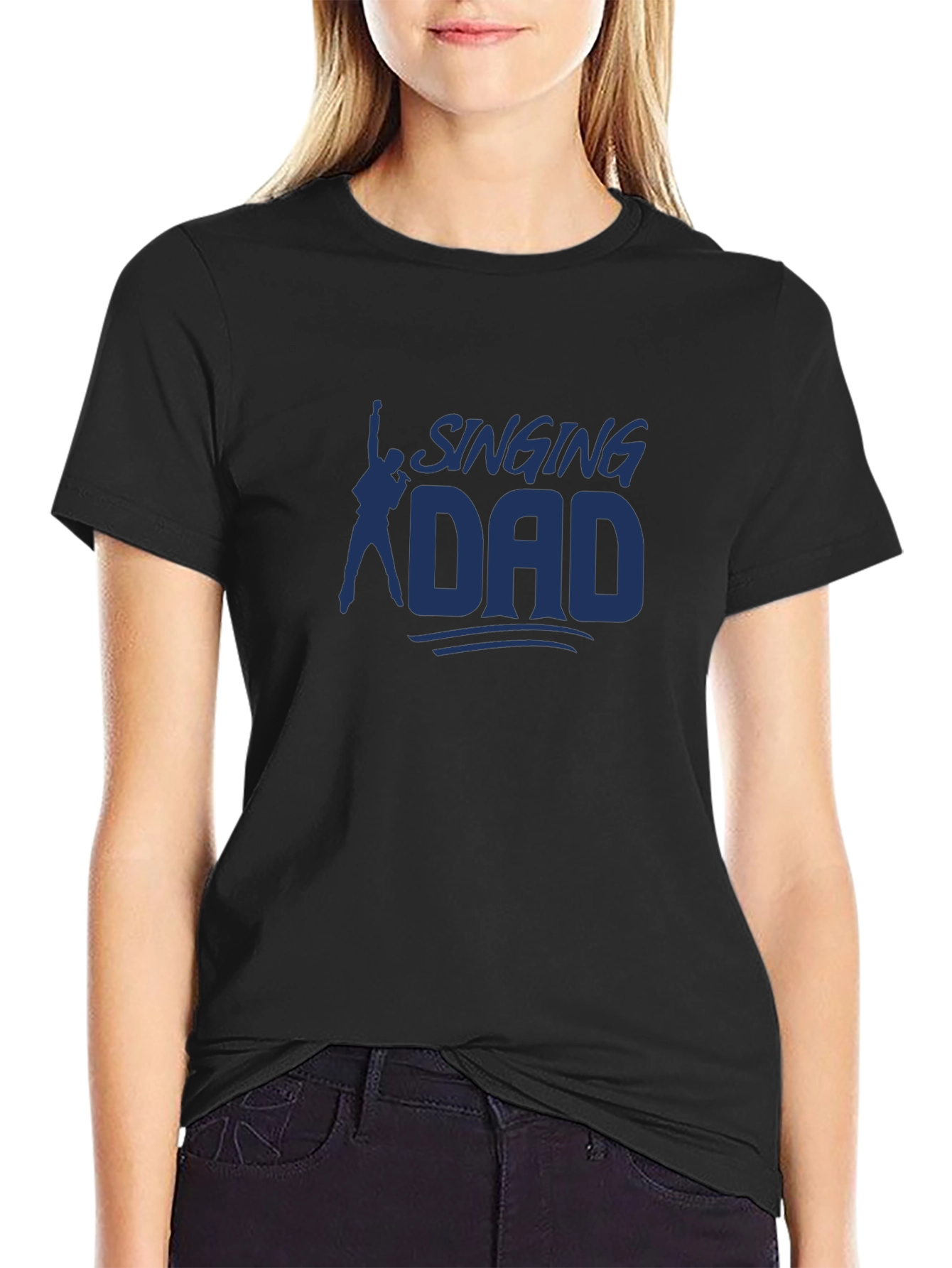 Singing Dad T-Shirt - Musician Fathers Day Gift