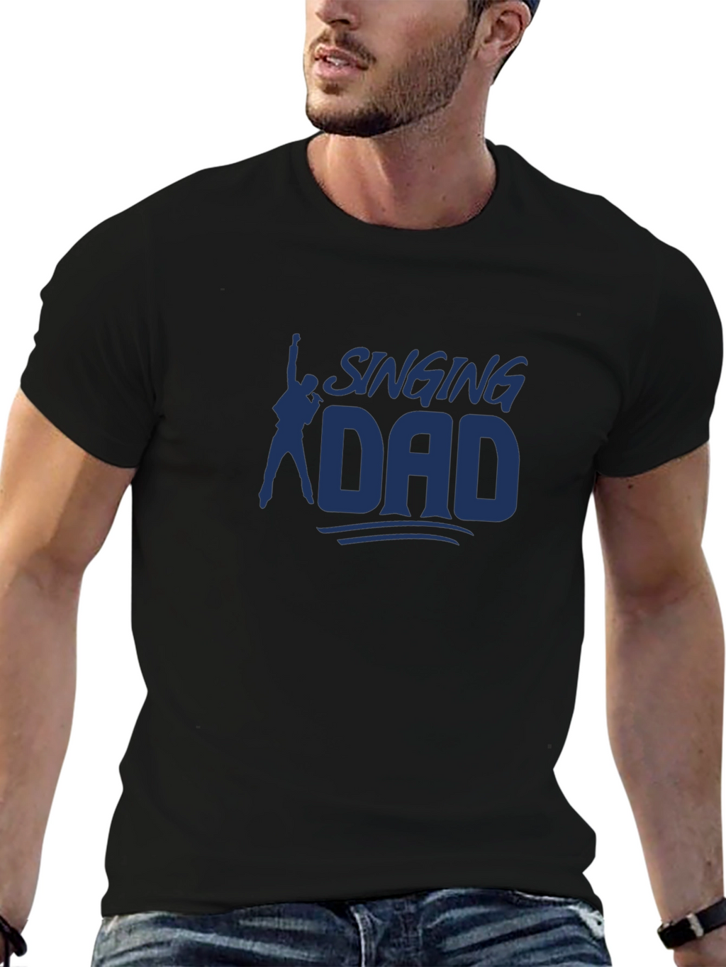 Singing Dad T-Shirt - Musician Fathers Day Gift