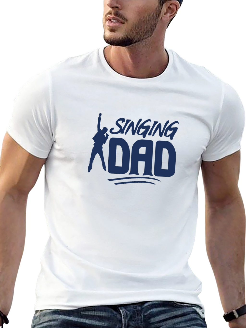 Singing Dad T-Shirt - Musician Fathers Day Gift