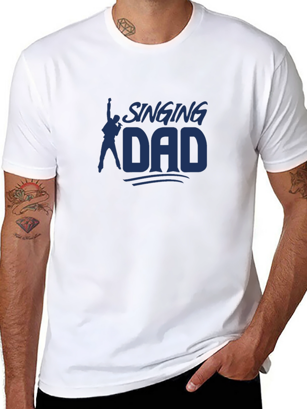 Singing Dad T-Shirt - Musician Fathers Day Gift